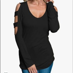 YOUNG 17 Black long sleeve t shirt in medium